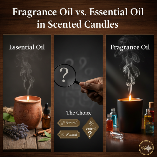 Fragrance Oil vs. Essential Oil in Scented Candles