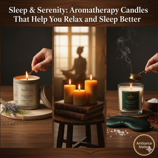 Sleep & Serenity: Aromatherapy Candles That Help You Relax and Sleep Better